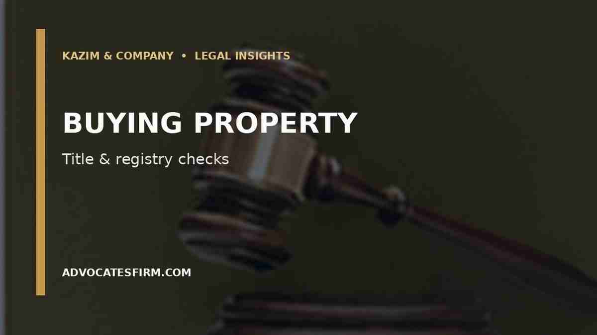 Illustrative legal guide visual for Property Mutation Dispute in Karachi