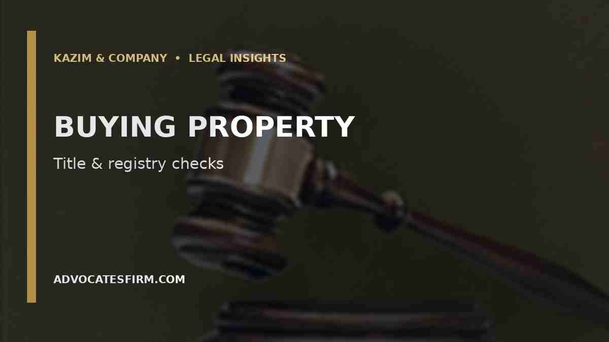 Illustrative legal guide visual for Property Possession Recovery in Karachi