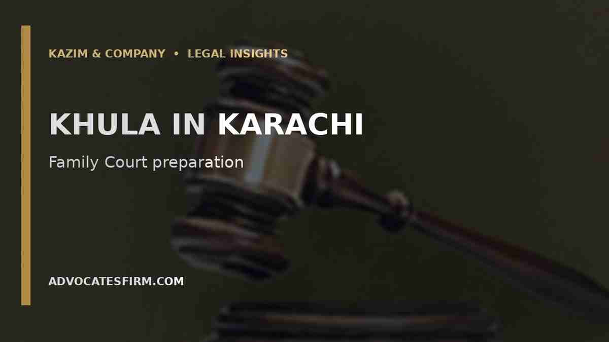 Illustrative legal guide visual for Child Custody in Karachi