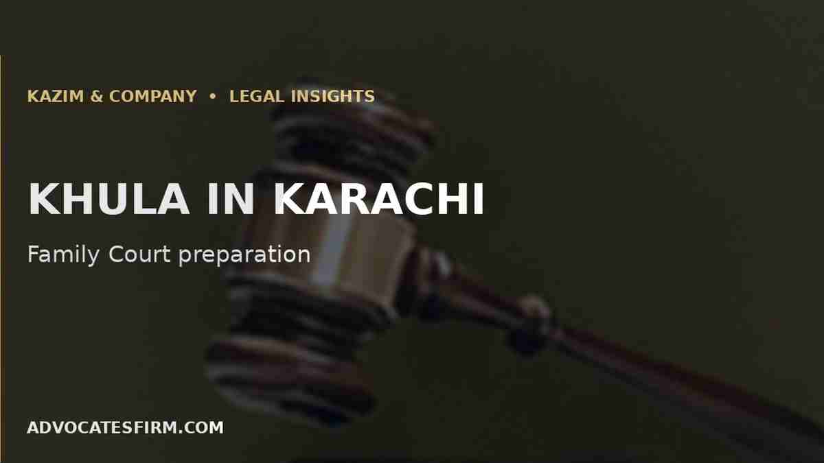 Illustrative legal guide visual for Guardianship in Karachi