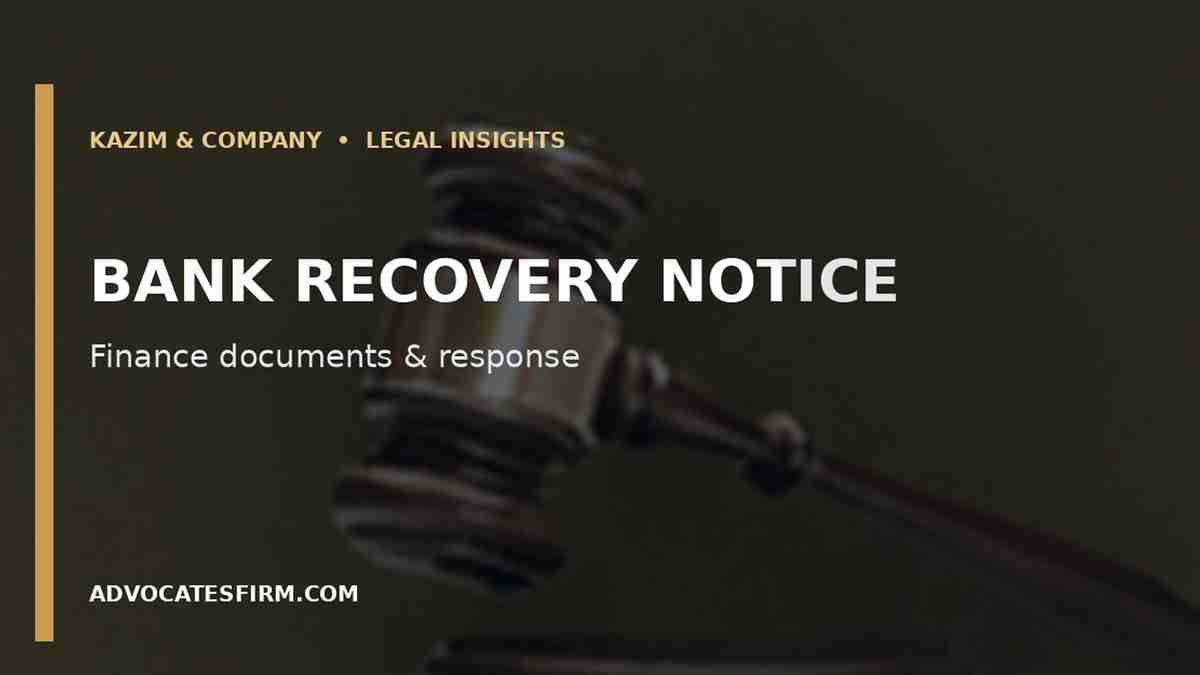 Illustrative legal guide visual for Banking Court Case in Karachi