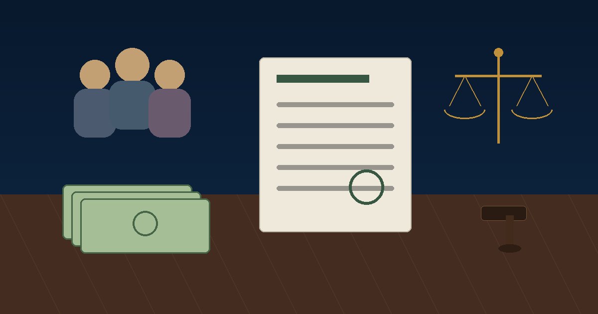 Family icons, expense records and legal documents for a Karachi child maintenance guide