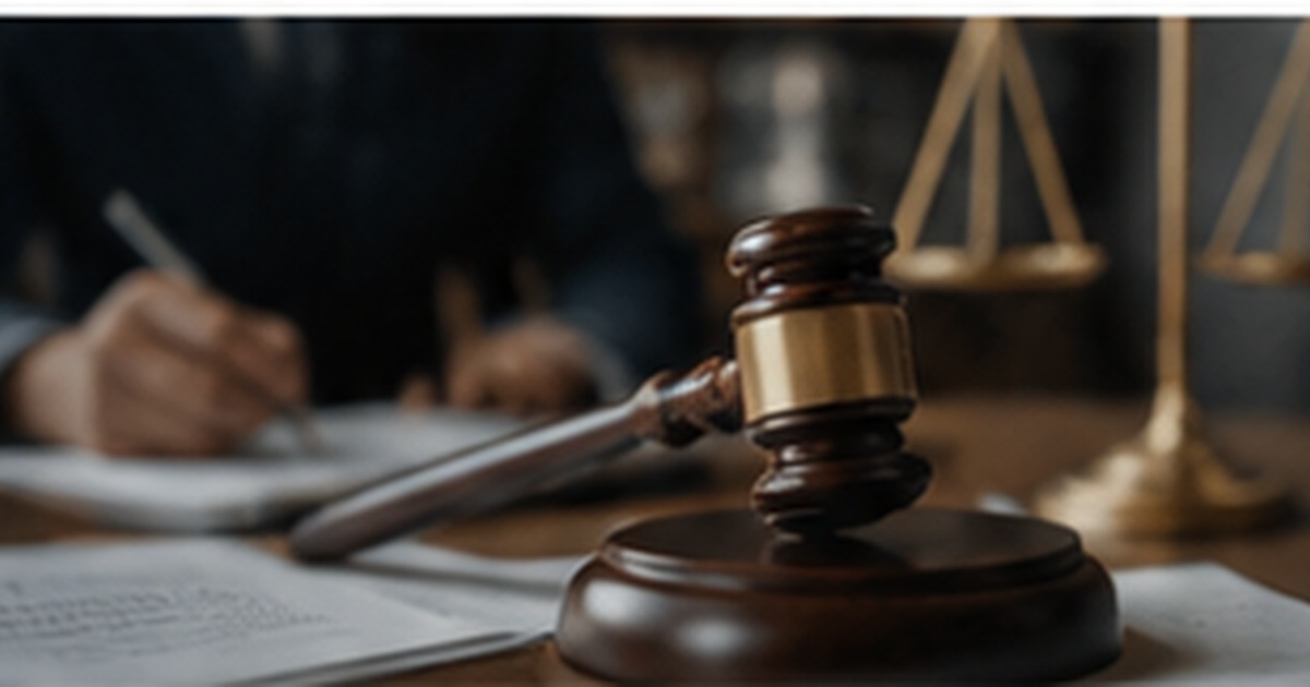 Civil case documents and legal gavel for a Karachi civil law guide